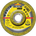 Disque à tronçonner A 24 Extra D125xB3,2mm perçage 22,23mm moyennement dur GEK Dr.12200tr/min (Par 25)