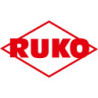 Jeu de tarauds forme B env.4-5 filets avec entaille de rasage métrique HSS RUKO