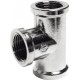 Raccord T chromé 1/2"
