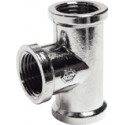 Raccord T chromé 1/2"