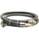 Appareil de connexion zuflauf pour lave-linge et lave-vaisselle Tuyau 1/2 X 2500 mm Gris