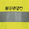 Veste de pilote multi-normes HERIBERT taille XXXL jaune vif SAFESTYLE