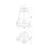 Pompe de drainage de cave Grundf UNILIFT CC 7 A1, 0,38 kW, avec interrupteur à flotteur