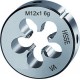 Filière métrique à pas fin, HSS-E, Filetage : M8, Pas 1,00 mm, Ø extérieur x hauteur 25 x 9 mm