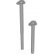 Pied argent 600-900mm rond.50mm (Par 4)