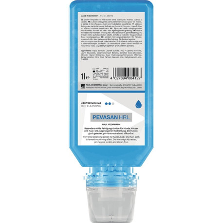 Nettoyage des mains Pevasan HRL 1l sans silicone,pH-neutre Flacon souple PEVASAN HRL