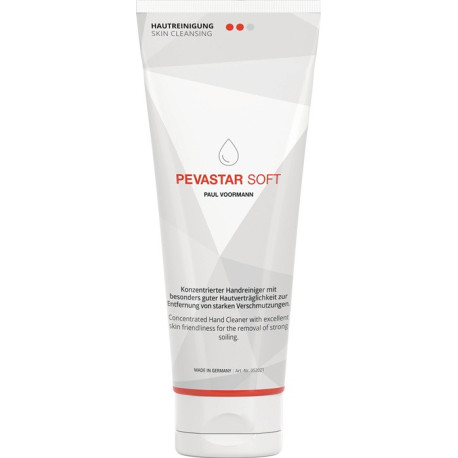 Nettoyage des mains Pevastar SOFT 250ml tube sans silicone et sans solvant PEVASTAR SOFT
