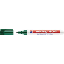 Marqueur indélébile 404 vert L. 0,75mm pointe ogive EDDING (Par 10)