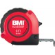 Mètre a ruban de poche, Blanc/noir/rouge, twoCOMP M 3mx16mm BMI