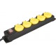 Multiprise de courant - 5 prises, IP44