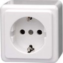 Schuko-Prise de courant Blanc arctiquearktis blanc AP