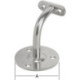 Support main courante 90 degrés fixe sans rosace STRETCH