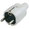 Prise , PVC, gris (Par 10)