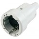 Raccord , PVC, gris (Par 10)