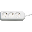 Rallonge électrique 1,4 m 3 prises, noir (Par 20)