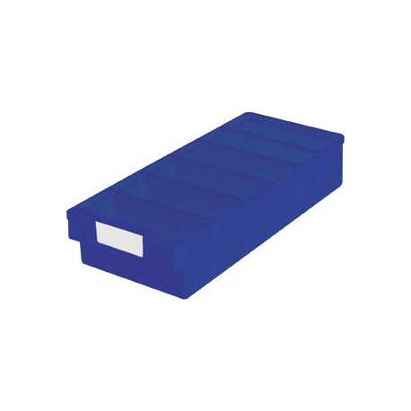 Boîte pour petites pièces PP 500x186x83 mm bleu