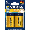 VARTA Pile Longlife Extra Mono/D/LR20 Pack de 4, 1,5V (Par 10)