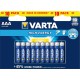 Piles Varta Alkali High Energy AAA 10x Blister (Par 20)