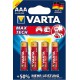 Pile VARTA MAX TECH AAA, 4-er Blister DE