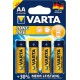 Piles LONGLIFE AA Mignon, 4-er Bli. Varta