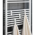 Wenko 681601 Pack de 2 Crochets pour radiateur porte-serviette Blanc (Par 6)