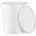 Seau à mélanger 30 litres blanc rond avec graduation Kronen