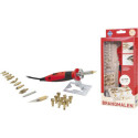 Kit de marquage au fer rouge avec piston on/off et 20 embouts Pebaro