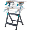 Établi pliable. Table de serrage. MASTER 750 ergo 680x700x950mm