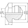 Embout Bird. Bird Pro CAS.Taurus 17/32 GESIPA