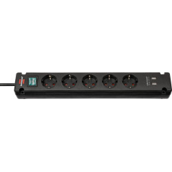 Multiprise 5x H05VV-F3G1.5 3m Bremounta USB Brennenstuhl