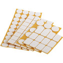 Kit de patins en feutre 100 pièces.autocollant.blanc Contenu : 100