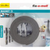 Bande magnétique ferrite 2.5m x 20.H 2.autocollante Contenu : 1
