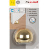 Arrêt de porte magnétique 37x52xH26.gold Contenu : 1
