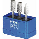 Jeu de fraises sur tige HSS 12mm 3 pièces. A ST-C-K Ø12mm. Denture Z3 Cheval