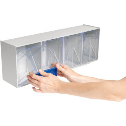 Verrou MultiStore n° 4 résistant aux chocs, plastique gris clair