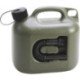 Bidon de carburant PROFI(UN) 5l. olive . Homologué par l'ONU. HDPE. accessoires noirs