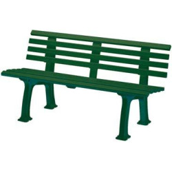 Banc de jardin SYLT 3 places longueur 1500 mm vert