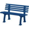 Banc de jardin IBIZA 2 places longueur 1200 mm bleu