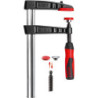 Pince-étau en fonte malléable avec manche bi-matière 100x50mm / 15x5mm BESSEY