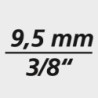 Rallonge 3/8 VDE 125mm Wiha