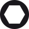 Douille 6 pans 1/2 27mm VDE Wiha