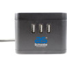 Cube de prise de courant. 2 prises de courant. IP 20