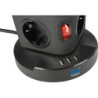 Tour de prises de courant. 8x. IP 20