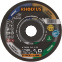 Disque à tronçonner XT69MULTIPRO125 x 1.0mm droit. Rhodius