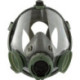 Masque complet C702/TWIN (classe 3). olive/black