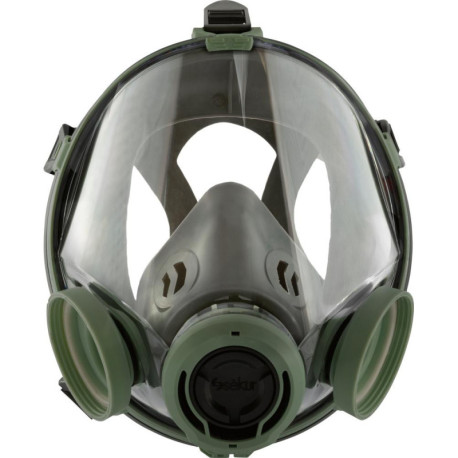 Masque complet C702/TWIN (classe 3). olive/black