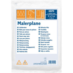 Bâche de protection HDPE 10 my 20 qm - 4 x 5 m