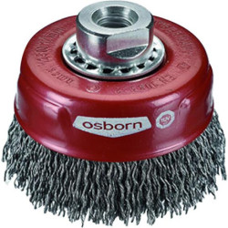 Brosse boisseau Xtreme acier 60x0.3mm ondulée Osborn