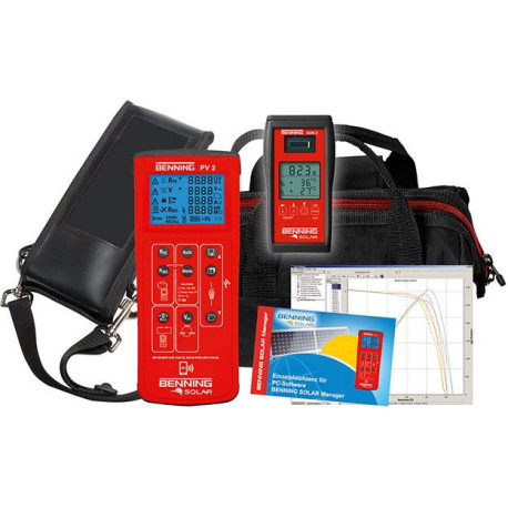 Kit de mesure des courbes caractéristiques PV 2 SET Benning PV 2 Set BENNING