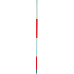 Barre d'alignement de construction 2.16m. Acier.enfichable.2.pointes